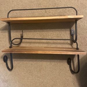 2 wall shelves